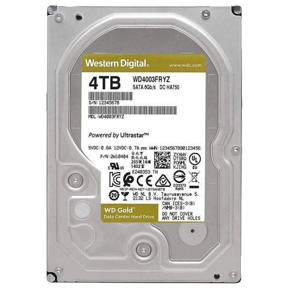 Жорсткий диск 3.5 4TB Western Digital (WD4003FRYZ) Жорсткий диск 3.5 4TB Western Digital (WD4003FRYZ)