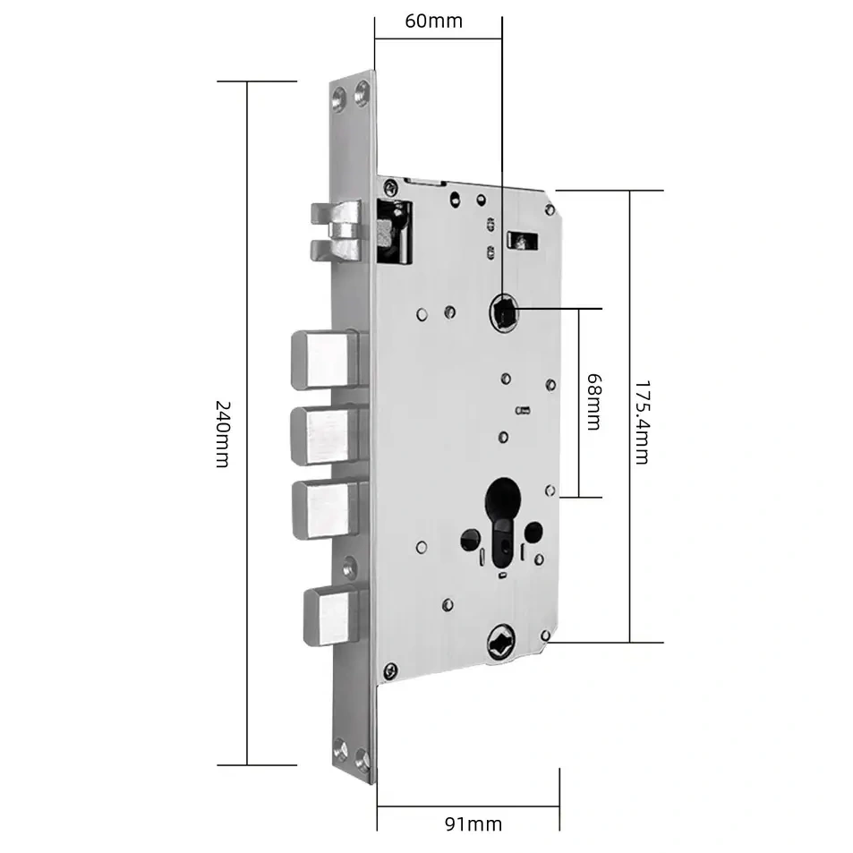 Врізна частина з автозакриттям SEVEN LOCK 6068 Врізна частина з автозакриттям SEVEN LOCK 6068