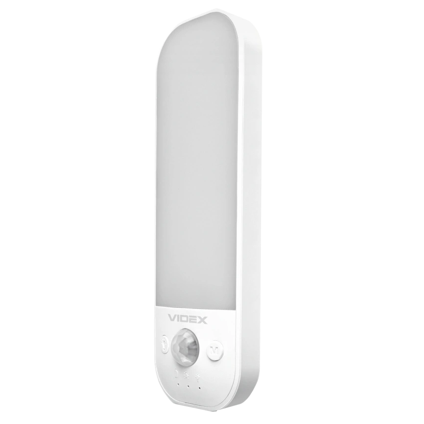 Світильник LED акумуляторний з датчиком руху VIDEX VL-NL014W-S Світильник LED акумуляторний з датчиком руху VIDEX VL-NL014W-S
