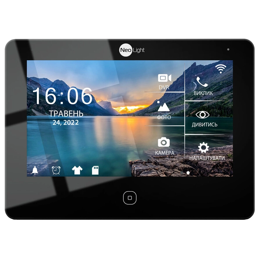 Відеодомофон NeoLight ALPHA HD WF Black Відеодомофон NeoLight ALPHA HD WF Black