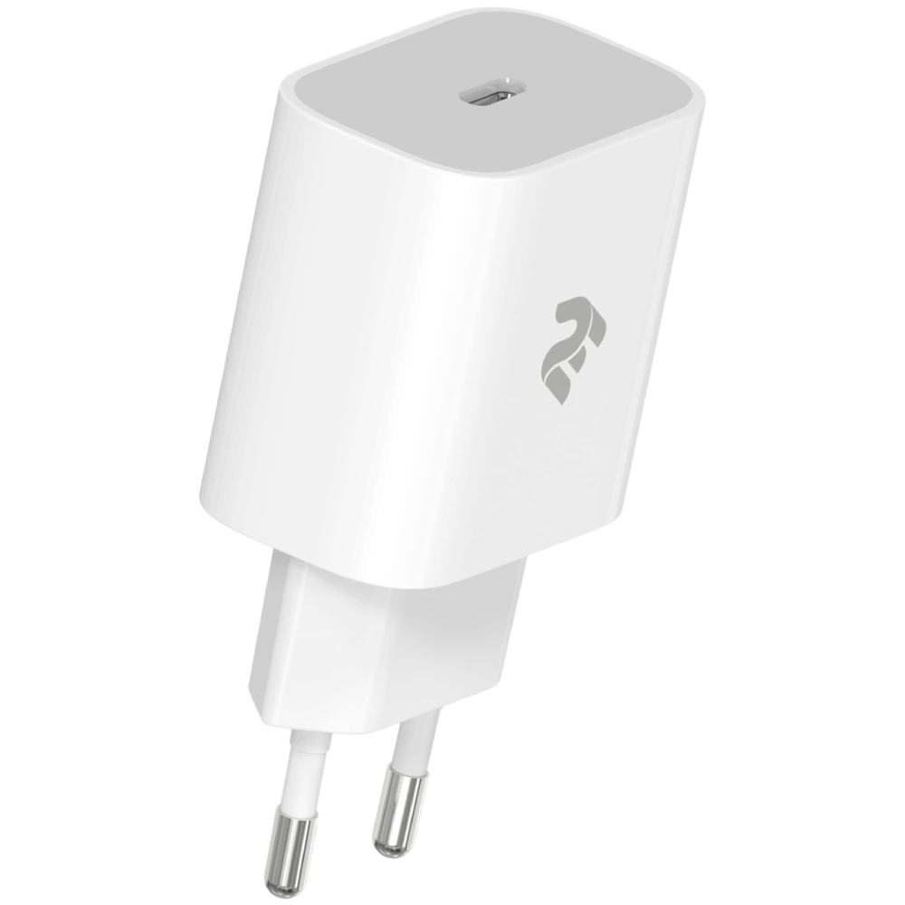 Зарядний пристрій мережевий 20Вт білий 2E USB-C PD