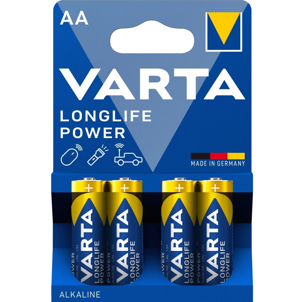 Батарейка AA VARTA HIGH ENERGY/LONGLIFE POWER BLI 4 ALKALINE Батарейка AA VARTA HIGH ENERGY/LONGLIFE POWER BLI 4 ALKALINE