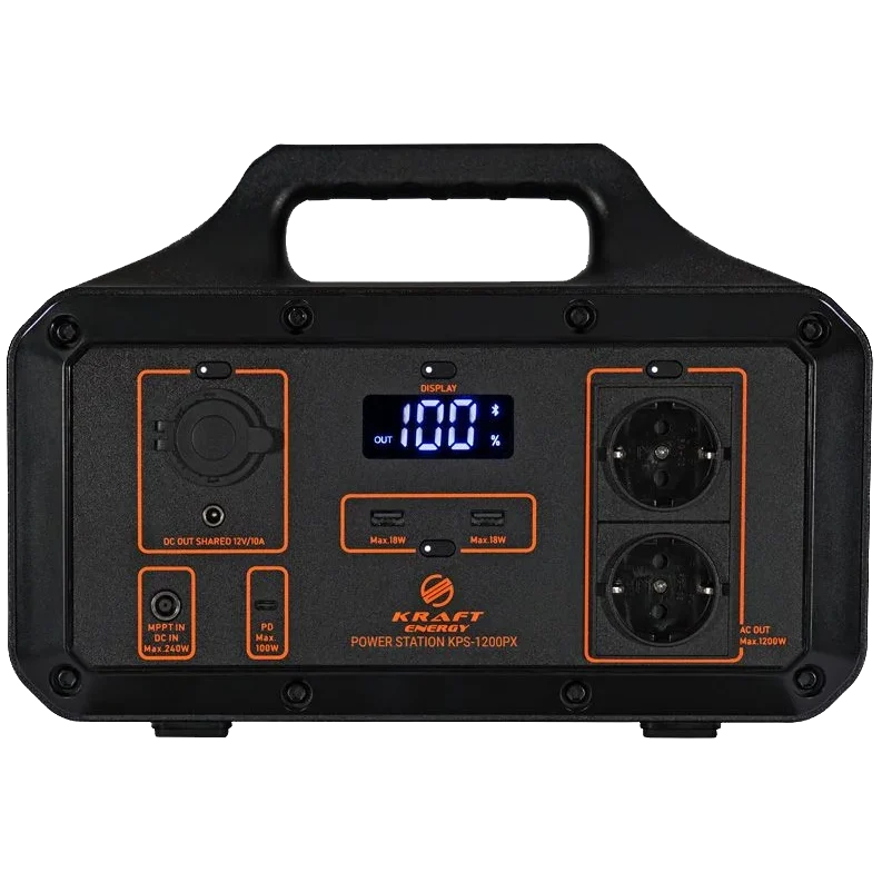 Портативне джерело живлення Kraft KPS-1200PX(PGH1000P-S) 1200Вт Портативне джерело живлення Kraft KPS-1200PX(PGH1000P-S) 1200Вт