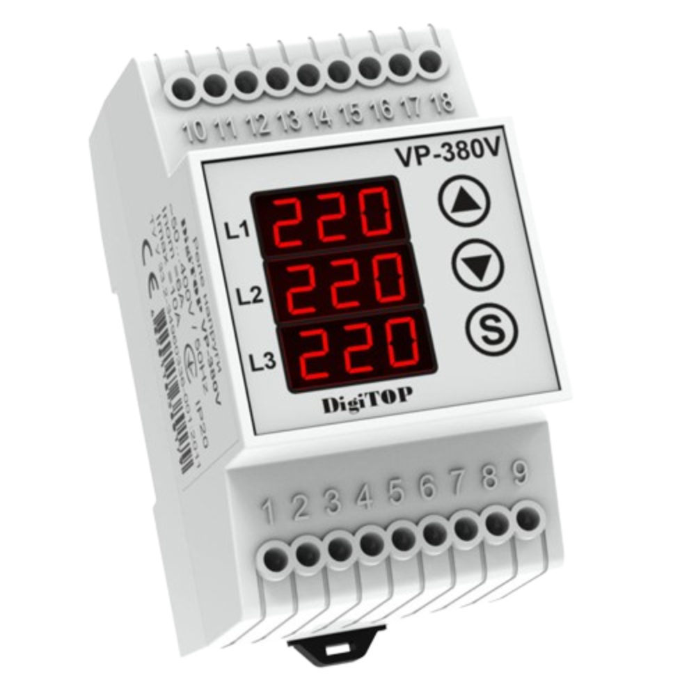 Реле напруги VP-380V DigiTop Реле напруги VP-380V DigiTop