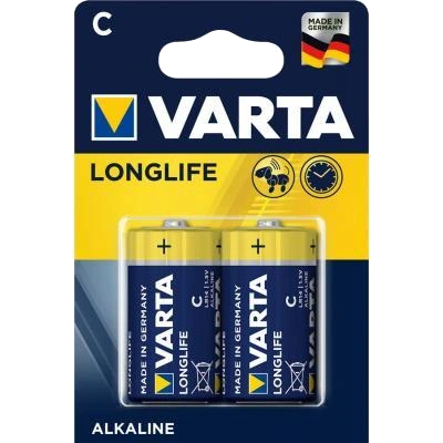 Батарейка VARTA LONGLIFE C BLI 2 ALKALINE Батарейка VARTA LONGLIFE C BLI 2 ALKALINE