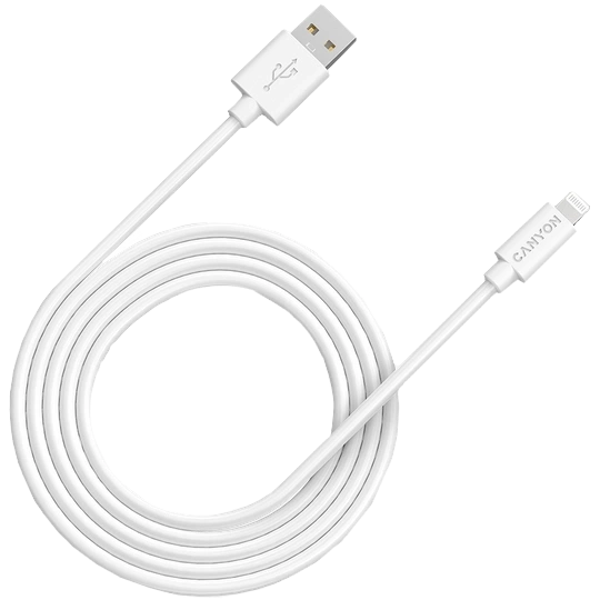 Кабель Lightning - USB 2м CANYON MFI-12 Кабель Lightning - USB 2м CANYON MFI-12