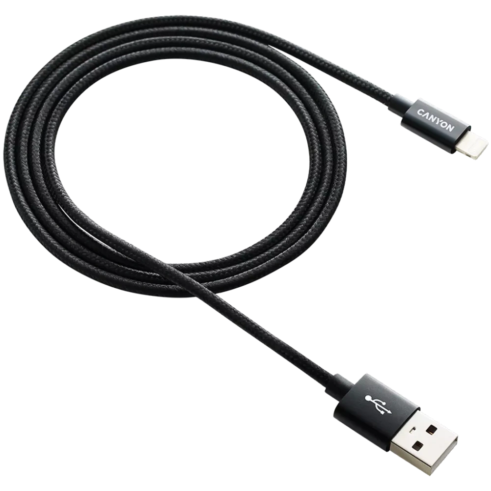 Кабель Lightning 8-pin - USB 1м CANYON CFI-3 Кабель Lightning 8-pin - USB 1м CANYON CFI-3