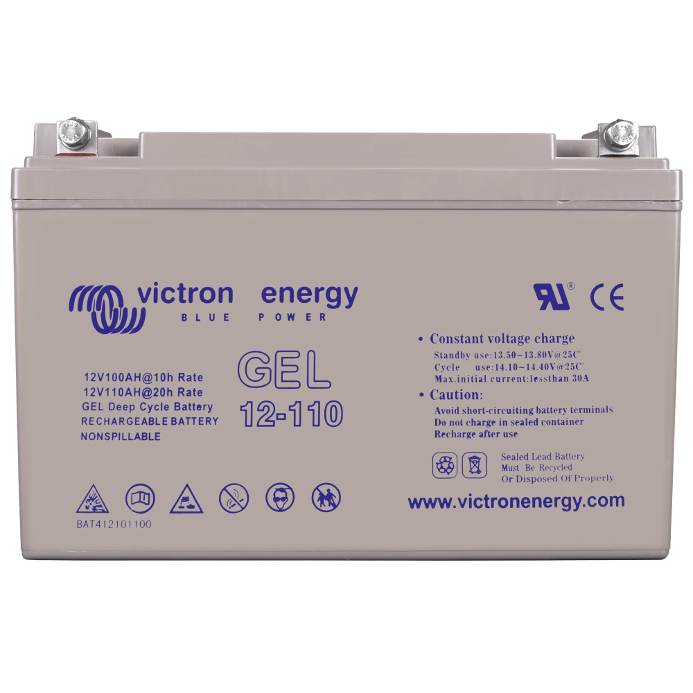 Свинцево-кислотна акумуляторна батарея Victron Energy Gel 12-110 110A•ч 12В гелевая Свинцево-кислотна акумуляторна батарея Victron Energy Gel 12-110 110A•ч 12В гелевая