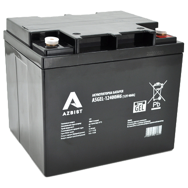 Акумуляторна батарея AZBIST Super GEL ASGEL-12400M6 12V 40Ah Акумуляторна батарея AZBIST Super GEL ASGEL-12400M6 12V 40Ah