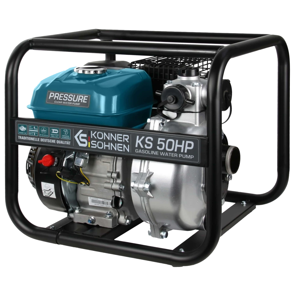 Мотопомпа високонапірна 7.0к.с 500л/хв KonnerSohnen KS 50HP