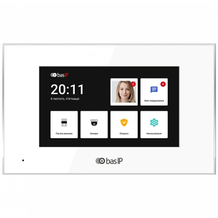 Відеодомофон BAS-IP AQ-07LL (white) Відеодомофон BAS-IP AQ-07LL (white)