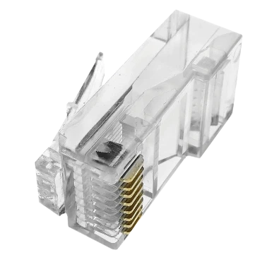 Конектор (100 шт/уп.) Merlion RJ-45 8P8C UTP Cat-5 Q100 Brown Конектор (100 шт/уп.) Merlion RJ-45 8P8C UTP Cat-5 Q100 Brown