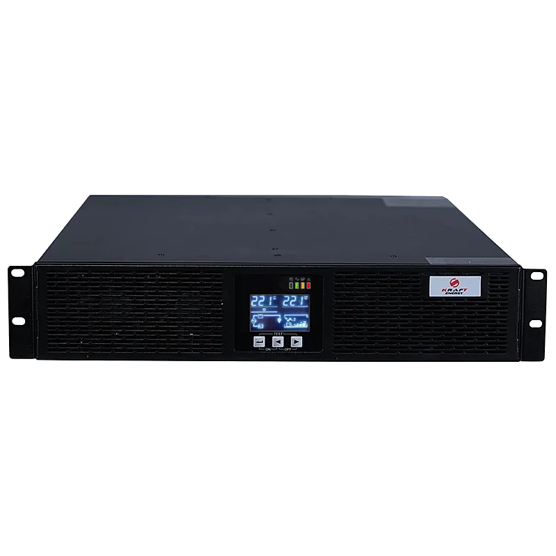 Джерело безперебійного живлення Kraft KRF-RM/2000VA/2KW/Ex Pro Online Джерело безперебійного живлення Kraft KRF-RM/2000VA/2KW/Ex Pro Online