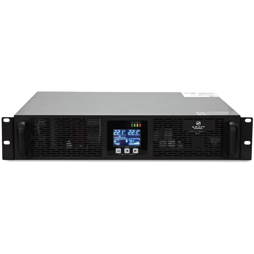 Джерело безперебійного живлення Kraft KRF-RM/6000VA/6KW/Ex Pro Online Джерело безперебійного живлення Kraft KRF-RM/6000VA/6KW/Ex Pro Online