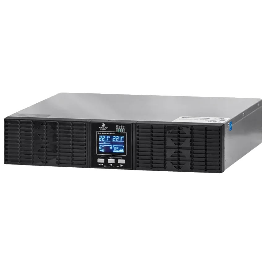 Джерело безперебійного живлення Kraft KRF-RM/10KVA/10KW/Ex Pro Online Джерело безперебійного живлення Kraft KRF-RM/10KVA/10KW/Ex Pro Online