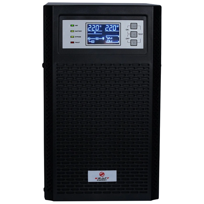 Джерело безперебійного живлення Kraft KRF-T10KVA/10KW(LCD)Ex Pro Online Джерело безперебійного живлення Kraft KRF-T10KVA/10KW(LCD)Ex Pro Online