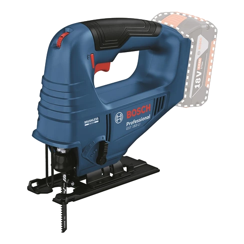 Аккумуляторный бесщеточный электролобзик Bosch Professional GST 183-LI Solo C (06015B7020)