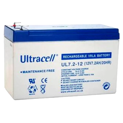 Акумуляторна батарея Ultracell UL7.2-12 AGM 12V 7,2 Ah Акумуляторна батарея Ultracell UL7.2-12 AGM 12V 7,2 Ah