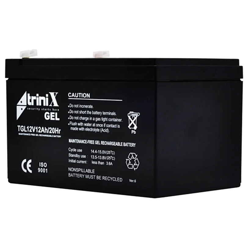 Аккумуляторная батарея TRINIX GEL 12V 12Ah Аккумуляторная батарея TRINIX GEL 12V 12Ah