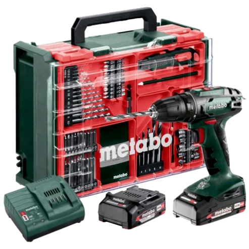 Акумуляторний шуруповерт Metabo BS 18 Mobile Workshop (602207710) Акумуляторний шуруповерт Metabo BS 18 Mobile Workshop (602207710)