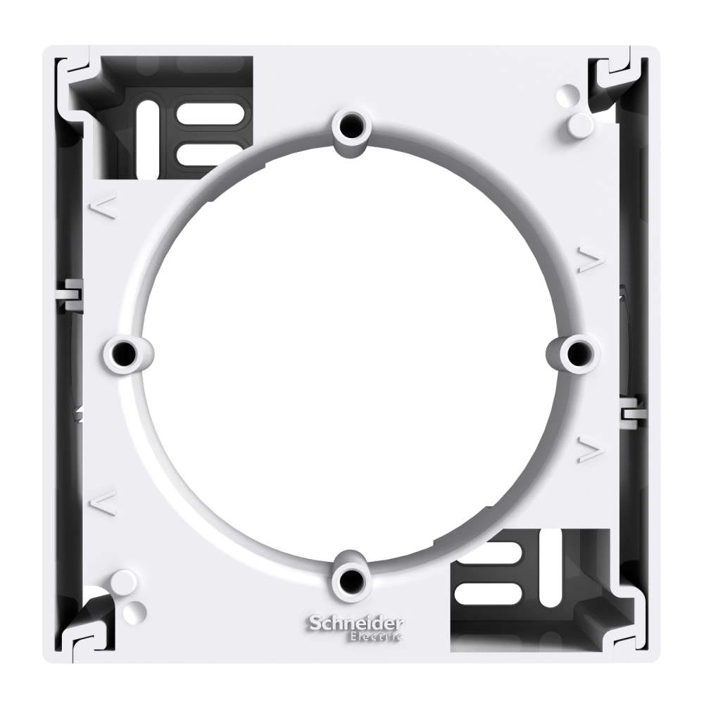 Коробка для наружного монтажа 1-постовая белая Schneider Electric Asfora EPH6100121 Коробка для наружного монтажа 1-постовая белая Schneider Electric Asfora EPH6100121