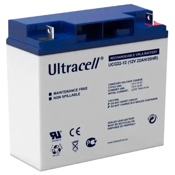 Акумуляторна батарея Ultracell UCG20-12 GEL 12V 20 Ah Акумуляторна батарея Ultracell UCG20-12 GEL 12V 20 Ah