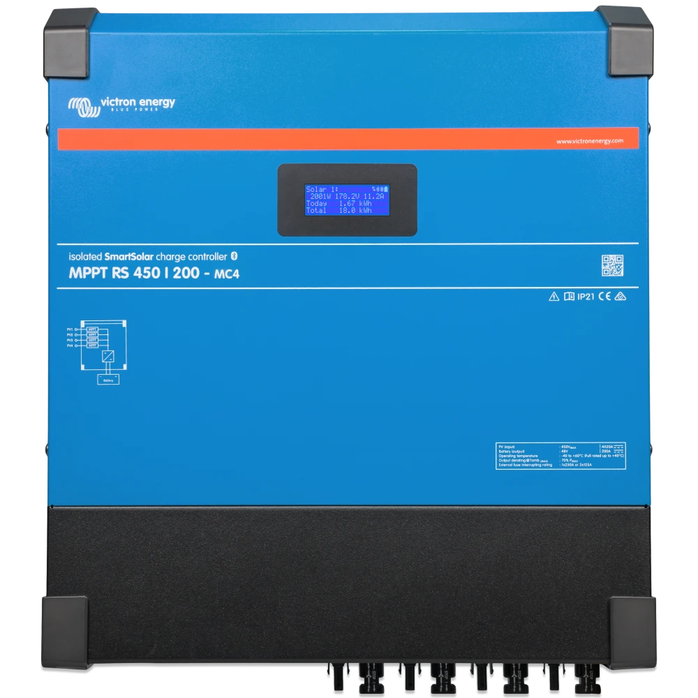 Контролер заряду SmartSolar MPPT RS 450/200-MC4 Контролер заряду SmartSolar MPPT RS 450/200-MC4