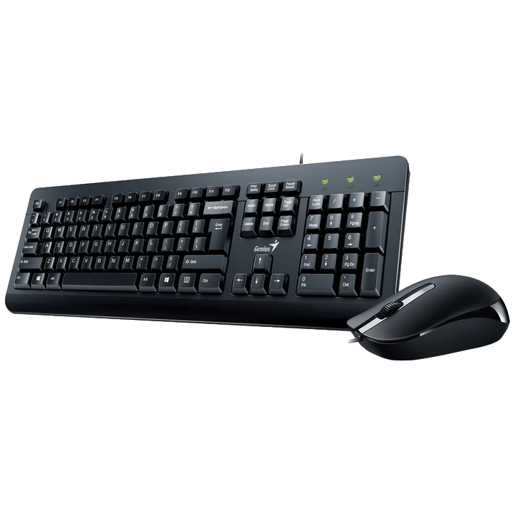 Комплект (клавіатура + миша) Genius KM-160 Black Ukr (31330001419) Комплект (клавіатура + миша) Genius KM-160 Black Ukr (31330001419)