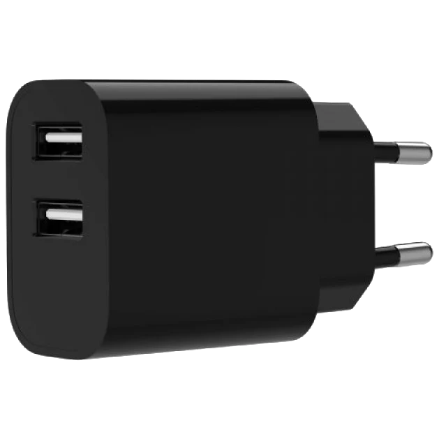 Мережевий зарядний пристрій Gembird TA-UC-2A12-01-BK USB-A 5V/2.4A 12W Мережевий зарядний пристрій Gembird TA-UC-2A12-01-BK USB-A 5V/2.4A 12W