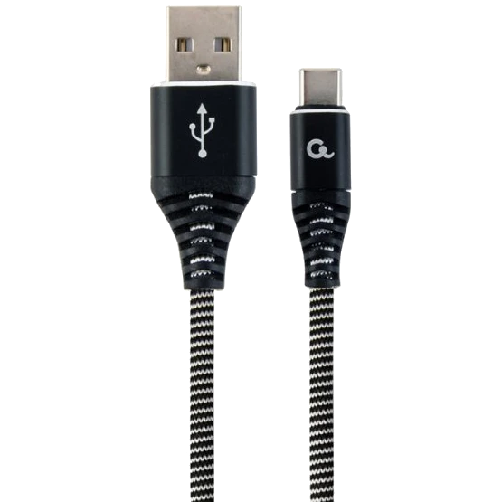 Кабель Cablexpert CC-USB2B-AMCM-1M-BW USB A - USB C 1м Кабель Cablexpert CC-USB2B-AMCM-1M-BW USB A - USB C 1м