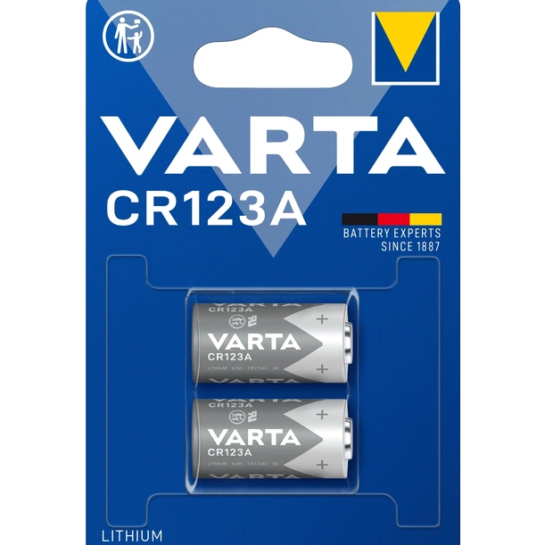 Батарейка CR123A VARTA BLI 2 LITHIUM Батарейка CR123A VARTA BLI 2 LITHIUM