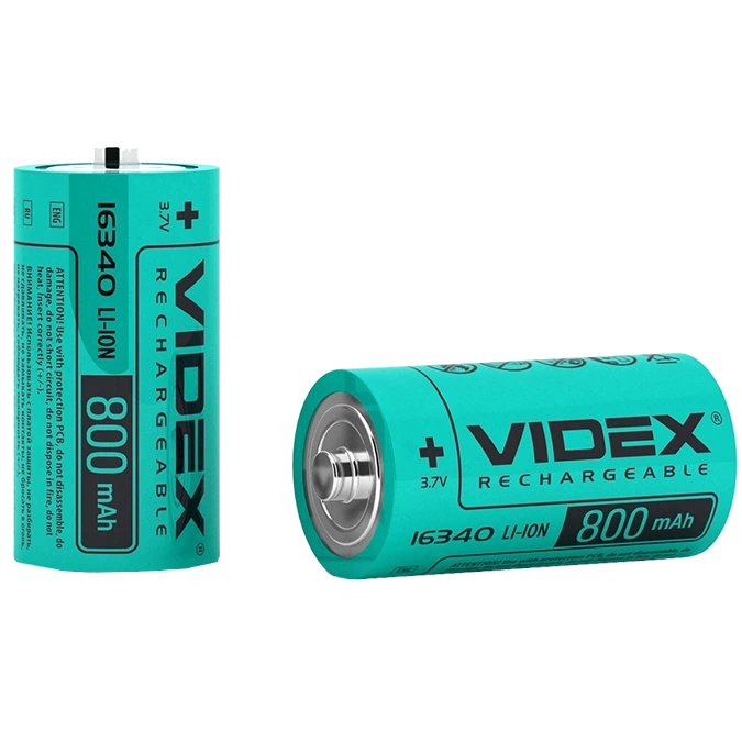 Аккумулятор Videx Li-Ion 16340 800mAh Аккумулятор Videx Li-Ion 16340 800mAh