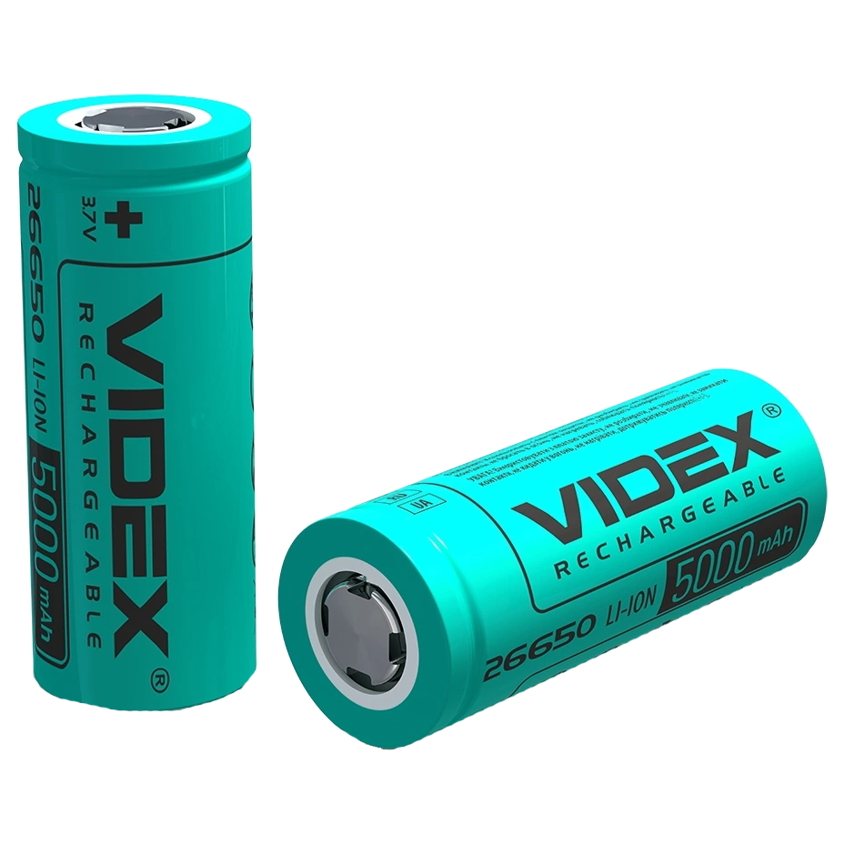 Аккумулятор Videx Li-ion 26650 5000mAh Аккумулятор Videx Li-ion 26650 5000mAh