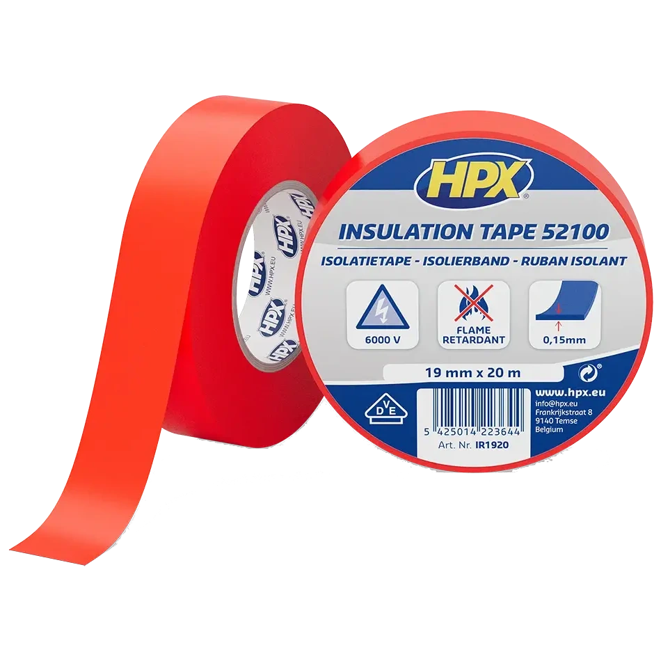 Лента ПВХ изоляционная HPX IR1920 HPX52100 19мм х 20м Лента ПВХ изоляционная HPX IR1920 HPX52100 19мм х 20м