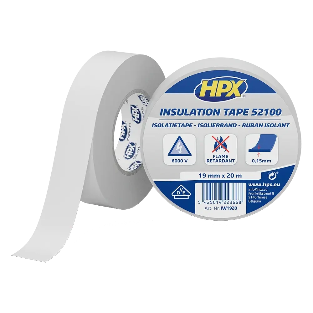 Лента ПВХ изоляционная HPX IW1920 HPX52100 19мм х 20м Лента ПВХ изоляционная HPX IW1920 HPX52100 19мм х 20м