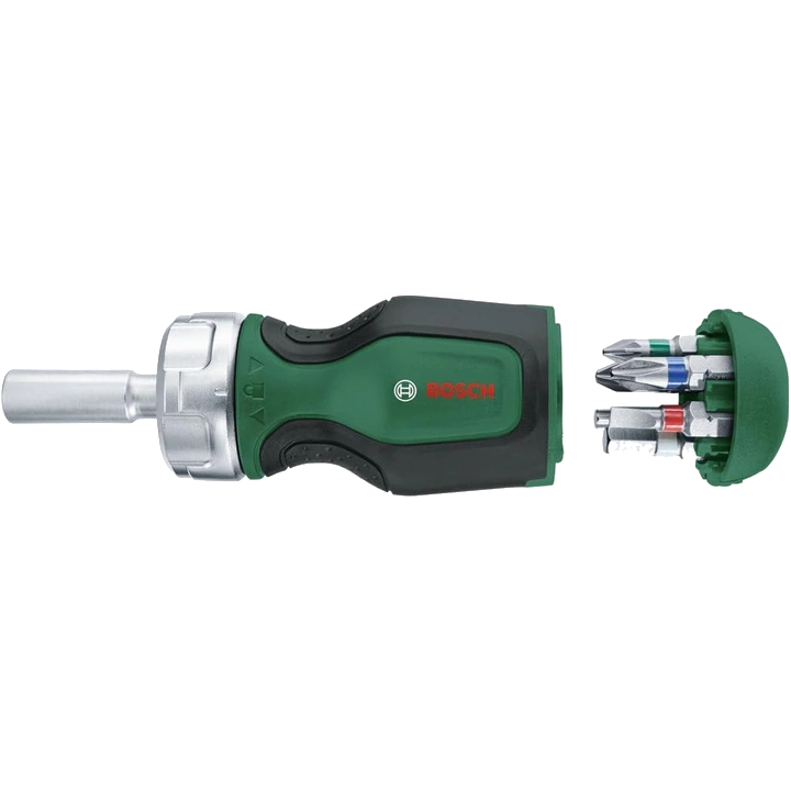 Викрутка з тріскачкою + 6 біт Bosch Bike (1600A027PN) Викрутка з тріскачкою + 6 біт Bosch Bike (1600A027PN)