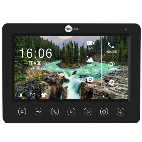 Видеодомофон NeoLight KAPPA+ HD WF Black Видеодомофон NeoLight KAPPA+ HD WF Black