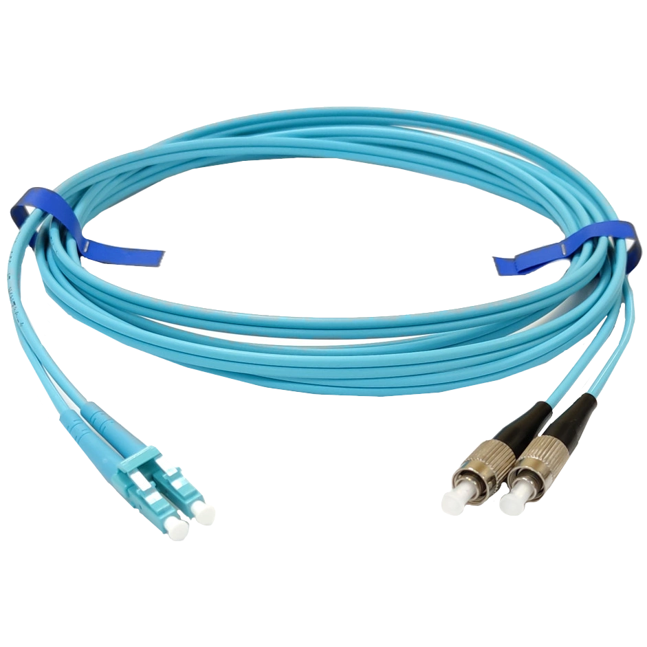 Патчкорд оптичний CMS FC/UPC-LC/UPC MM (OM3) 3м Duplex Slim Патчкорд оптичний CMS FC/UPC-LC/UPC MM (OM3) 3м Duplex Slim