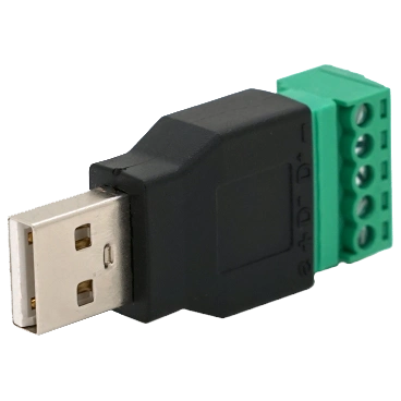 Розєм USB (5 контактов) с клеммами под кабель Розєм USB (5 контактов) с клеммами под кабель