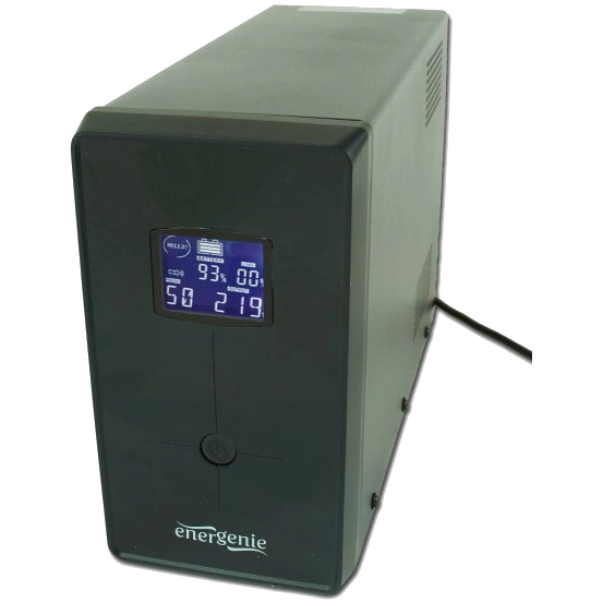 Джерело безперебійного живлення EnerGenie EG-UPS-034 1500ВA аппроксимированная синусоида Джерело безперебійного живлення EnerGenie EG-UPS-034 1500ВA аппроксимированная синусоида