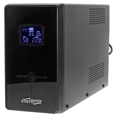 Джерело безперебійного живлення EnerGenie EG-UPS-035 2000ВA аппроксимированная синусоида Джерело безперебійного живлення EnerGenie EG-UPS-035 2000ВA аппроксимированная синусоида