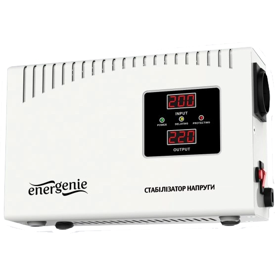 Автоматичний регулятор EnerGenie EG-AVR-DW1000-01 1000ВА Автоматичний регулятор EnerGenie EG-AVR-DW1000-01 1000ВА
