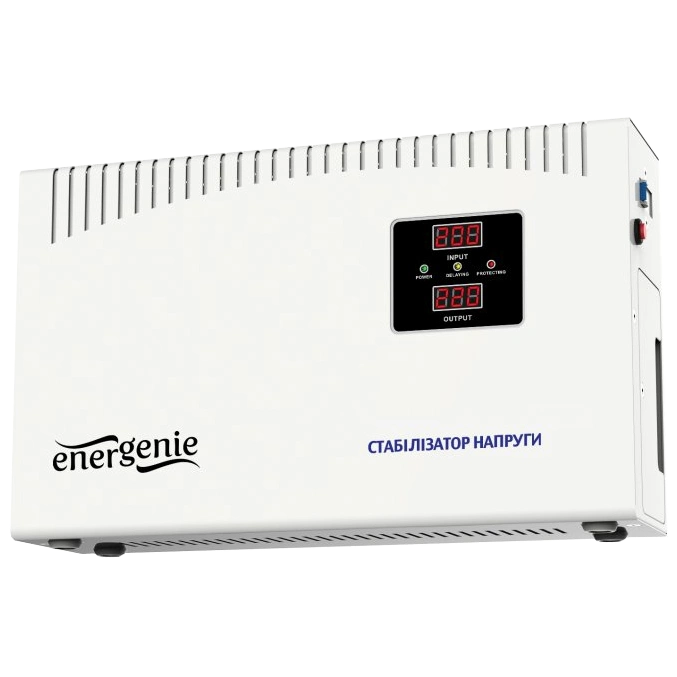 Автоматичний регулятор EnerGenie EG-AVR-DW5000-01 5000ВА Автоматичний регулятор EnerGenie EG-AVR-DW5000-01 5000ВА
