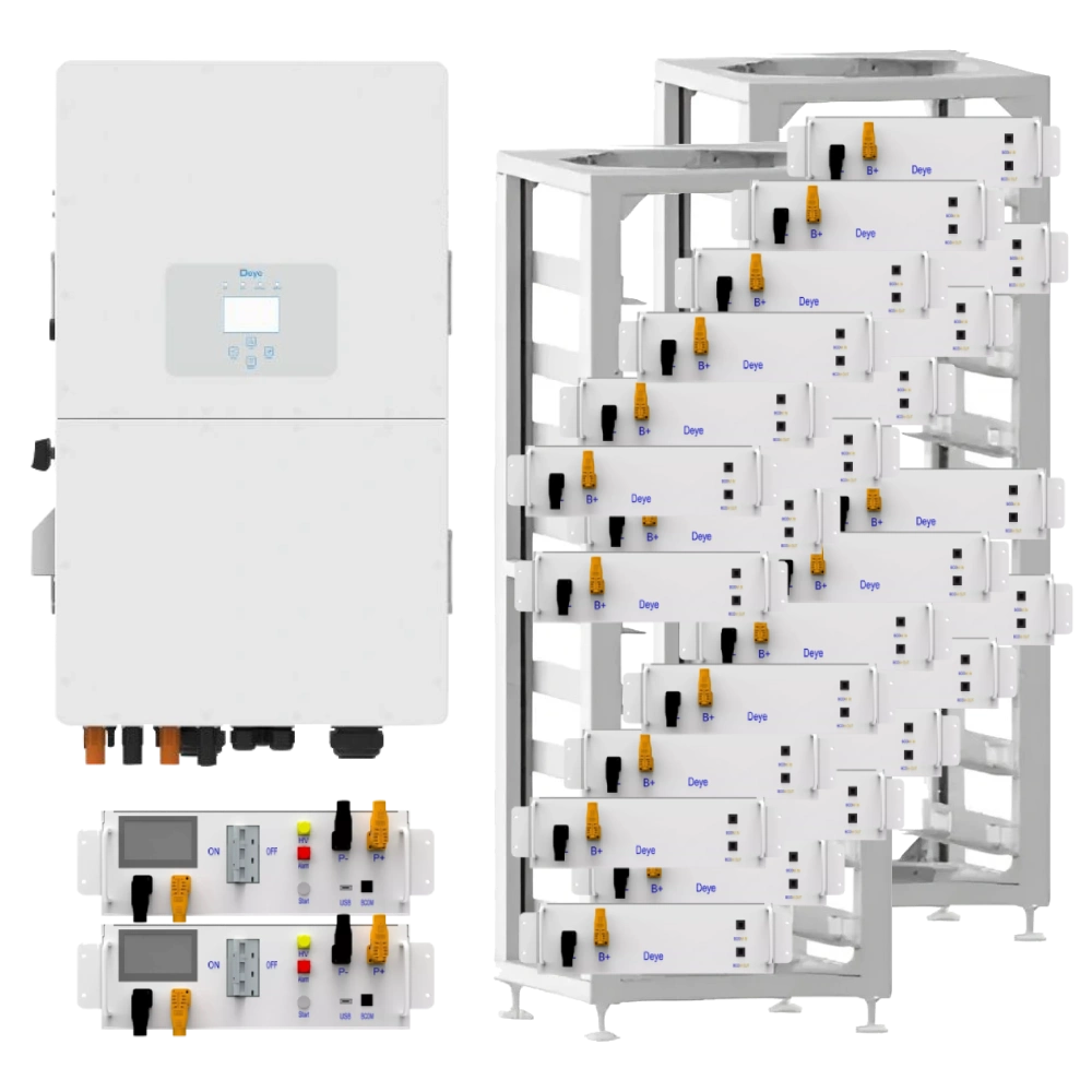 Система безперебійного живлення трифазна Deye SUN-50K-SG01HP3-EU-BM4 50кВт 120кВт•ч Система безперебійного живлення трифазна Deye SUN-50K-SG01HP3-EU-BM4 50кВт 120кВт•ч