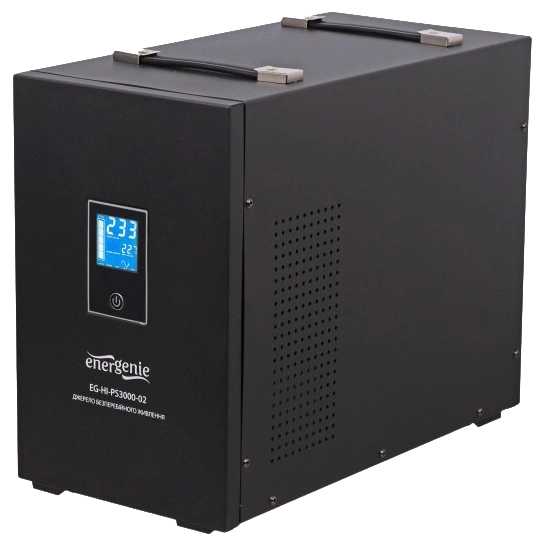 Джерело безперебійного живлення під акумулятор EnerGenie EG-HI-PS3000-02 3000ВА чистая синусоида Джерело безперебійного живлення під акумулятор EnerGenie EG-HI-PS3000-02 3000ВА чистая синусоида