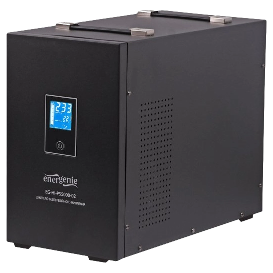 Джерело безперебійного живлення під акумулятор EnerGenie EG-HI-P5000-02 5000ВА чистая синусоида Джерело безперебійного живлення під акумулятор EnerGenie EG-HI-P5000-02 5000ВА чистая синусоида