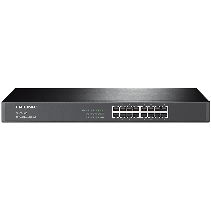 Комутатор 16 портів некерований TP-LINK TL-SG1016 Комутатор 16 портів некерований TP-LINK TL-SG1016