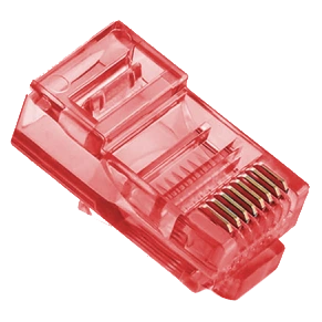 Конектор Merlion RJ-45 8P8C UTP Cat-5 (100 шт/уп.) Q100 Red Конектор Merlion RJ-45 8P8C UTP Cat-5 (100 шт/уп.) Q100 Red
