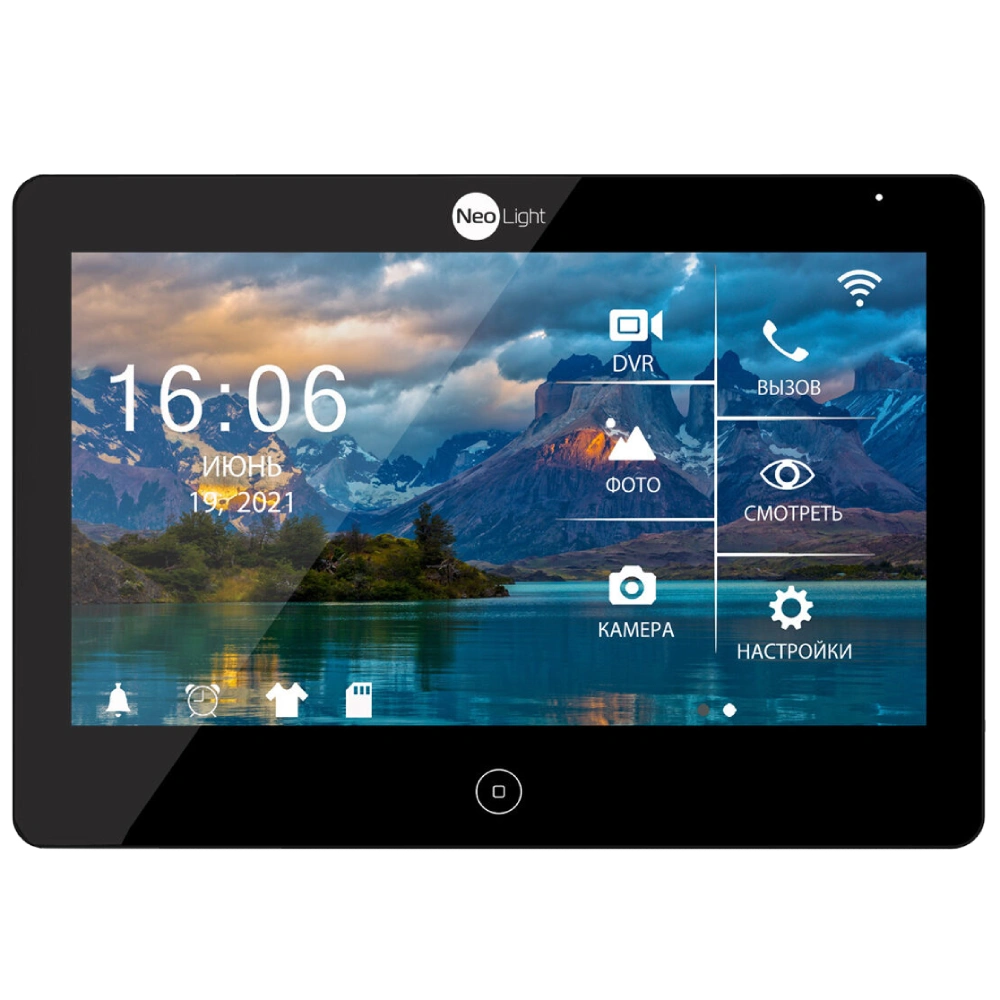 Відеодомофон NeoLight MEZZO HD WF Black Відеодомофон NeoLight MEZZO HD WF Black