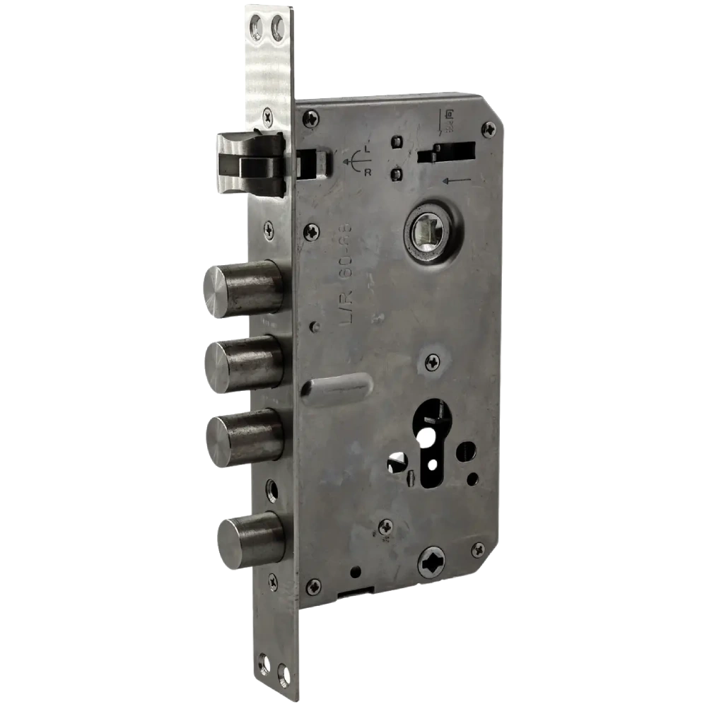 Корпус замка PES Mortiza 66068 3х ригельный Корпус замка PES Mortiza 66068 3х ригельный
